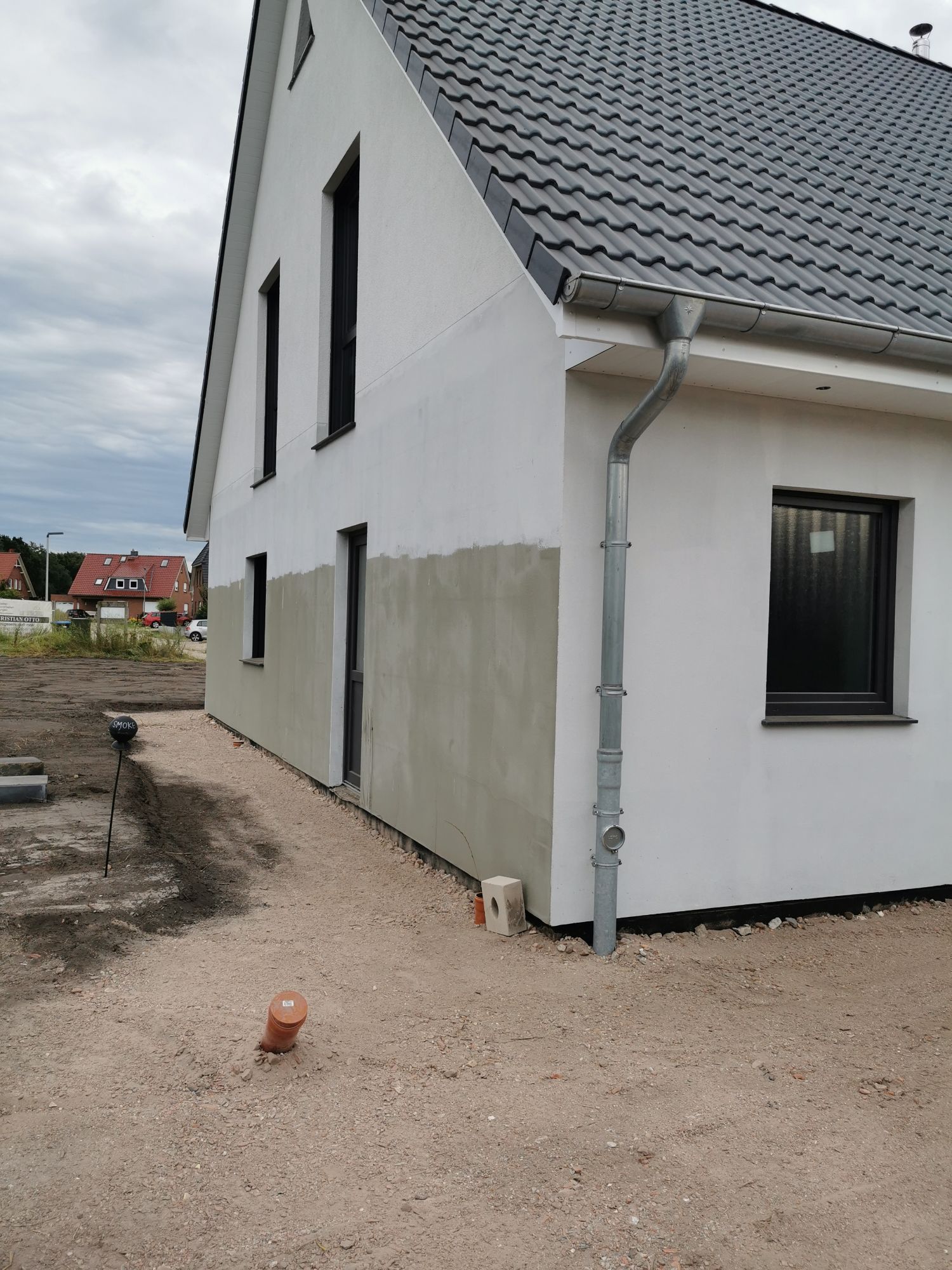 Unser Haus ist noch weiß